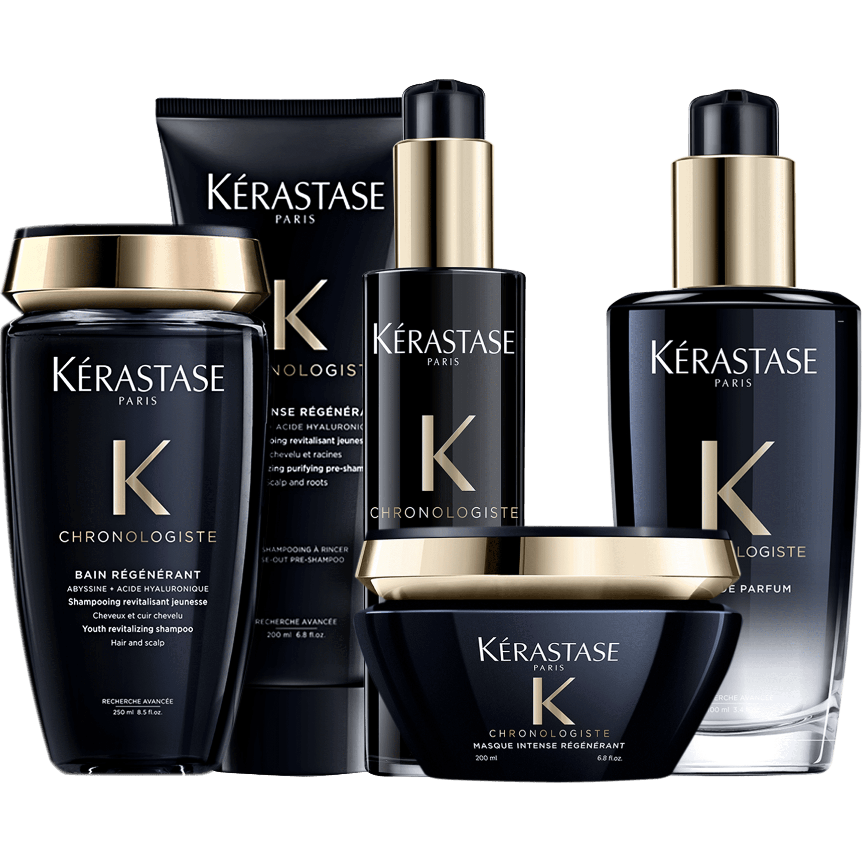 Kérastase Chronologiste Regenerating Ritual complete kit with five products
